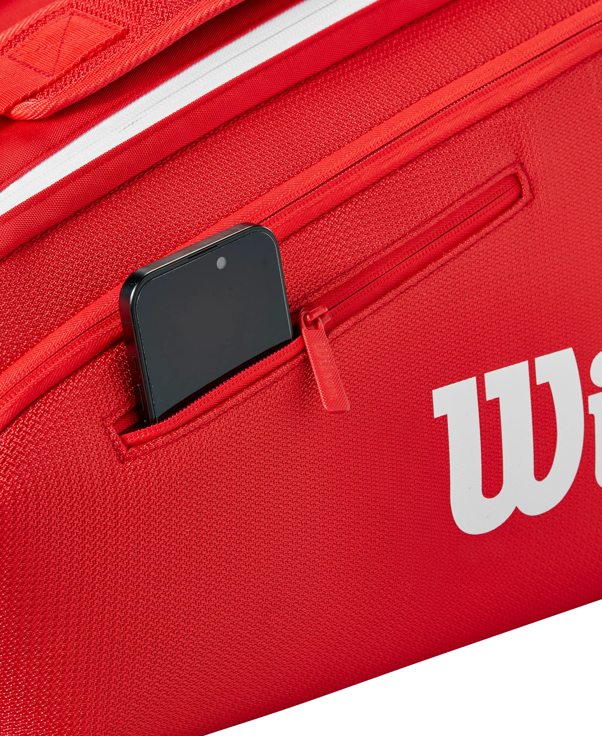 Super Tour Wilson Red Racket Bag (9 Pack) - Image 5