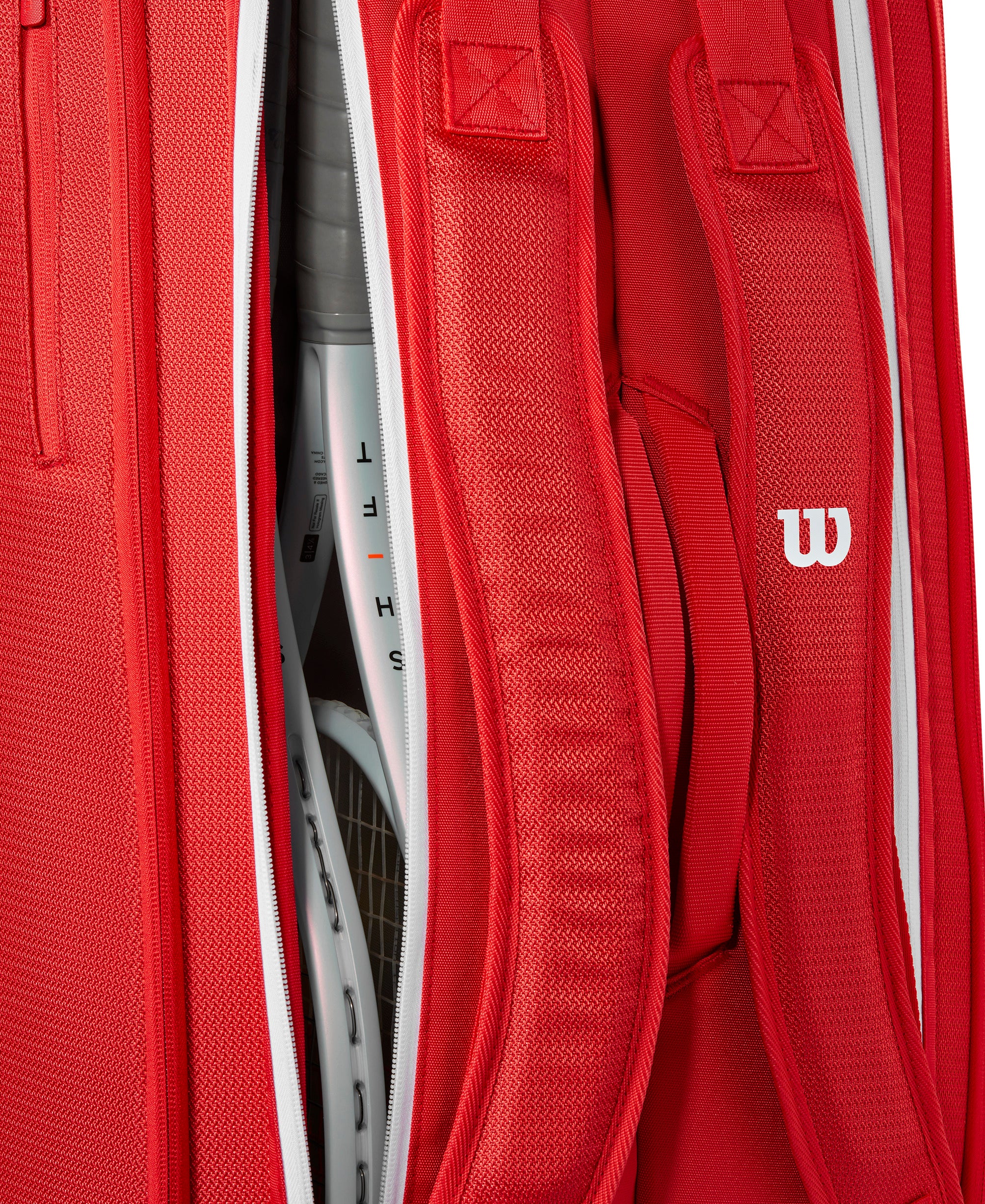 Super Tour Wilson Red Racket Bag (9 Pack) - Image 8