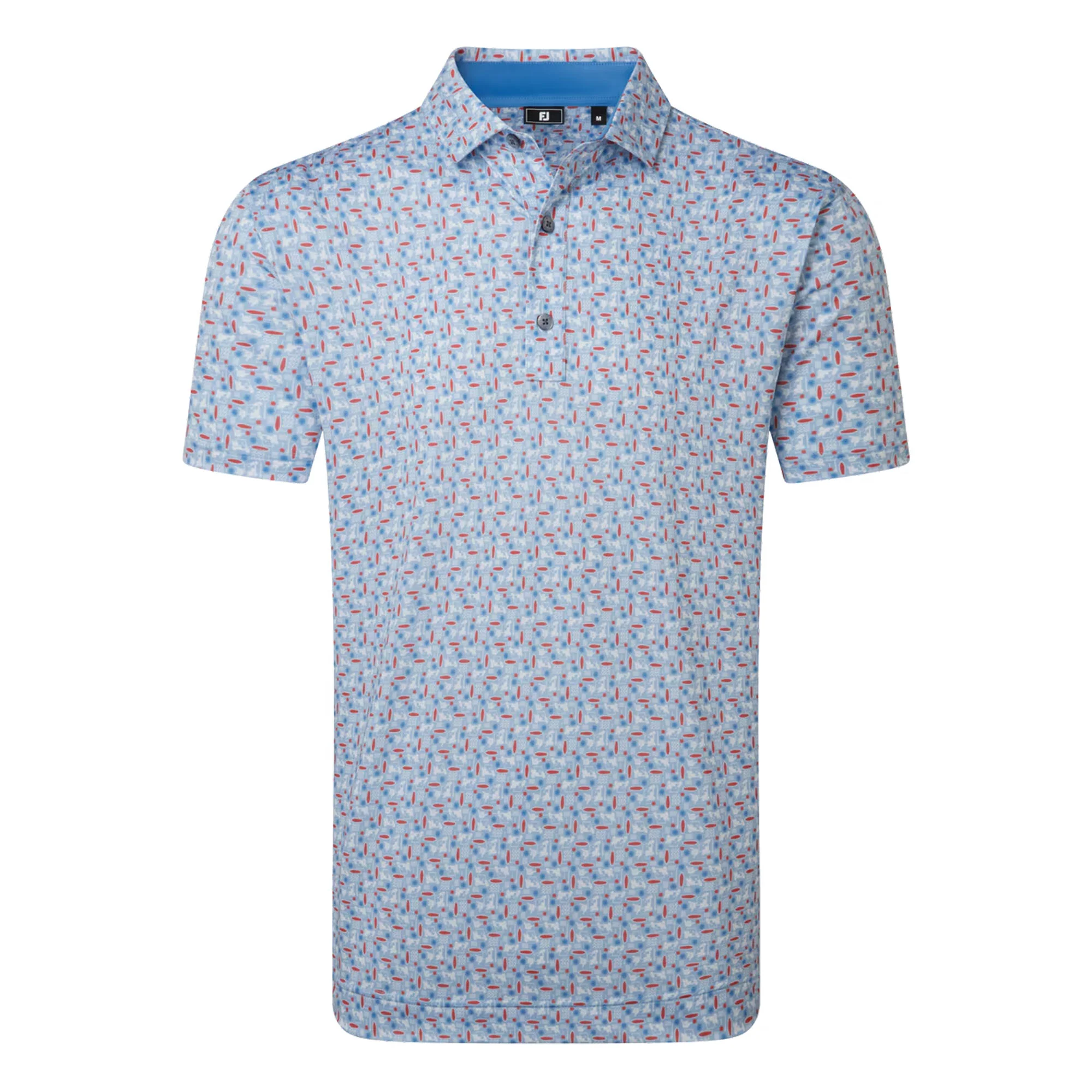 Surfs Up Print Lisle Polo Shirt - Image 5