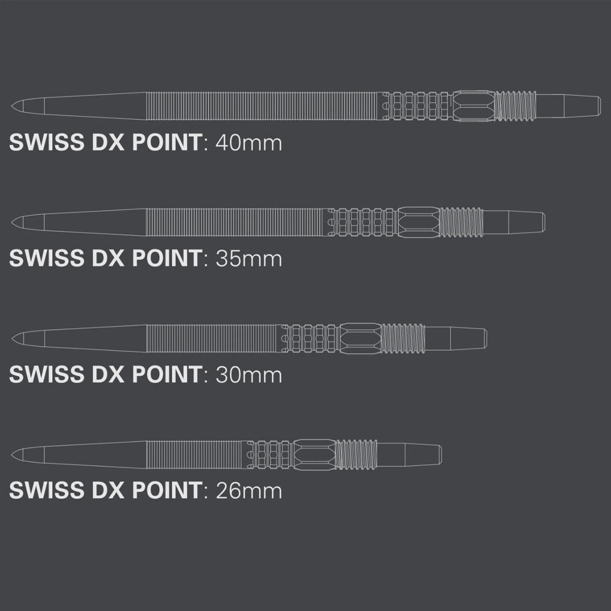 Swiss DX Darts Point Set (Pack of 3) - Image 4