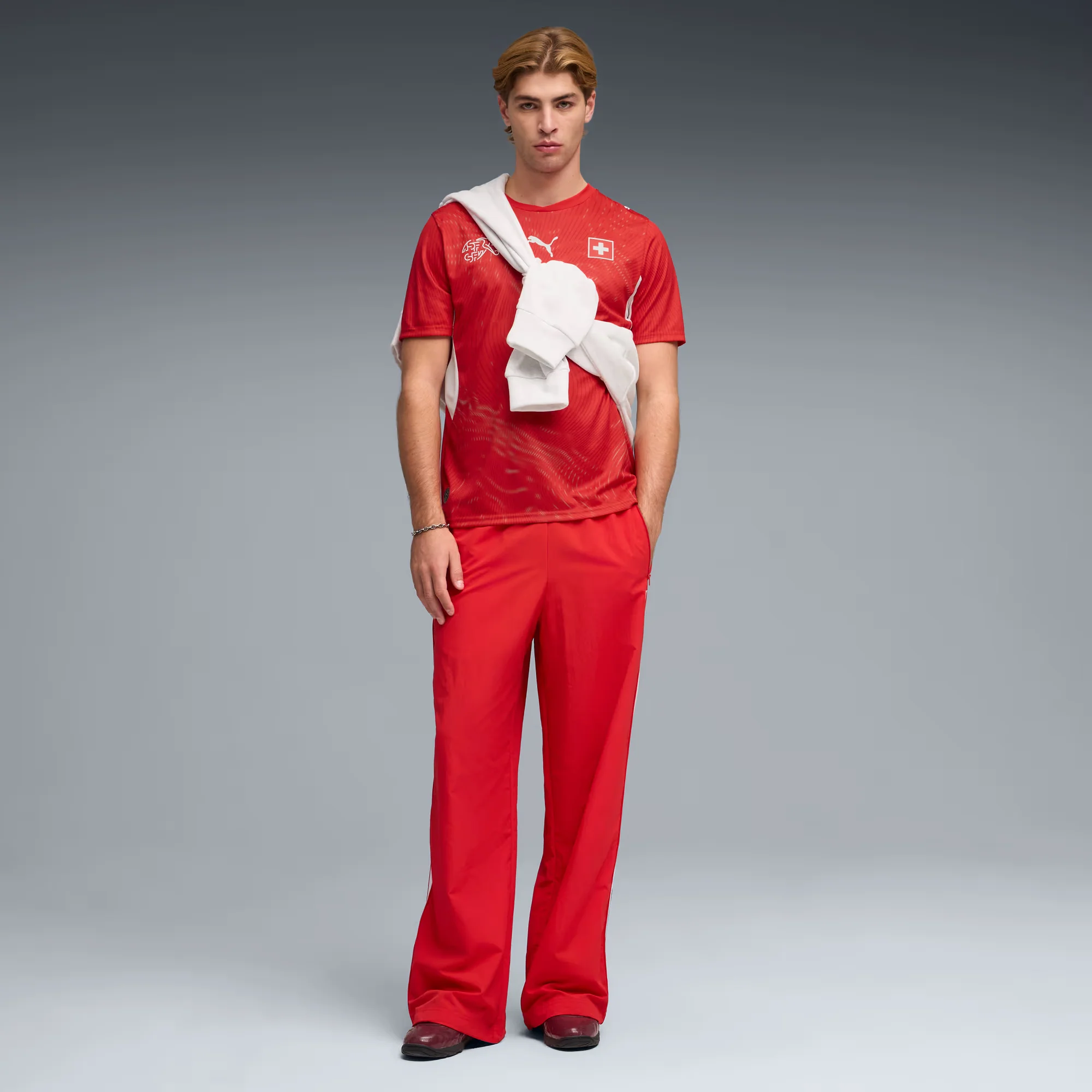 Switzerland 26 Home Football Shirt - Image 3