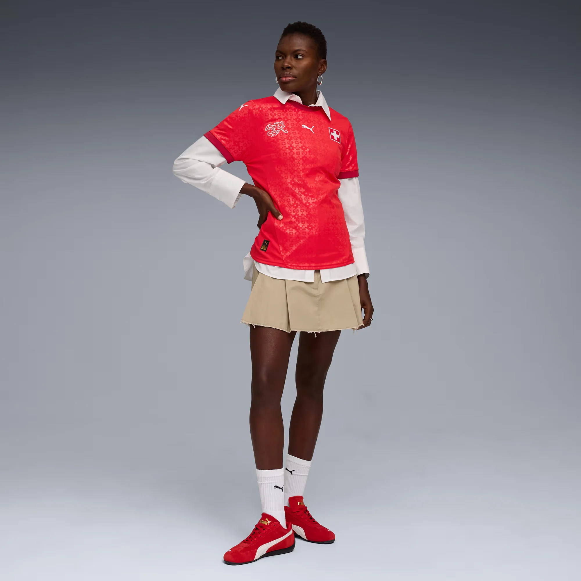 Switzerland Women's 25 Home Football Shirt - Women's - Image 7