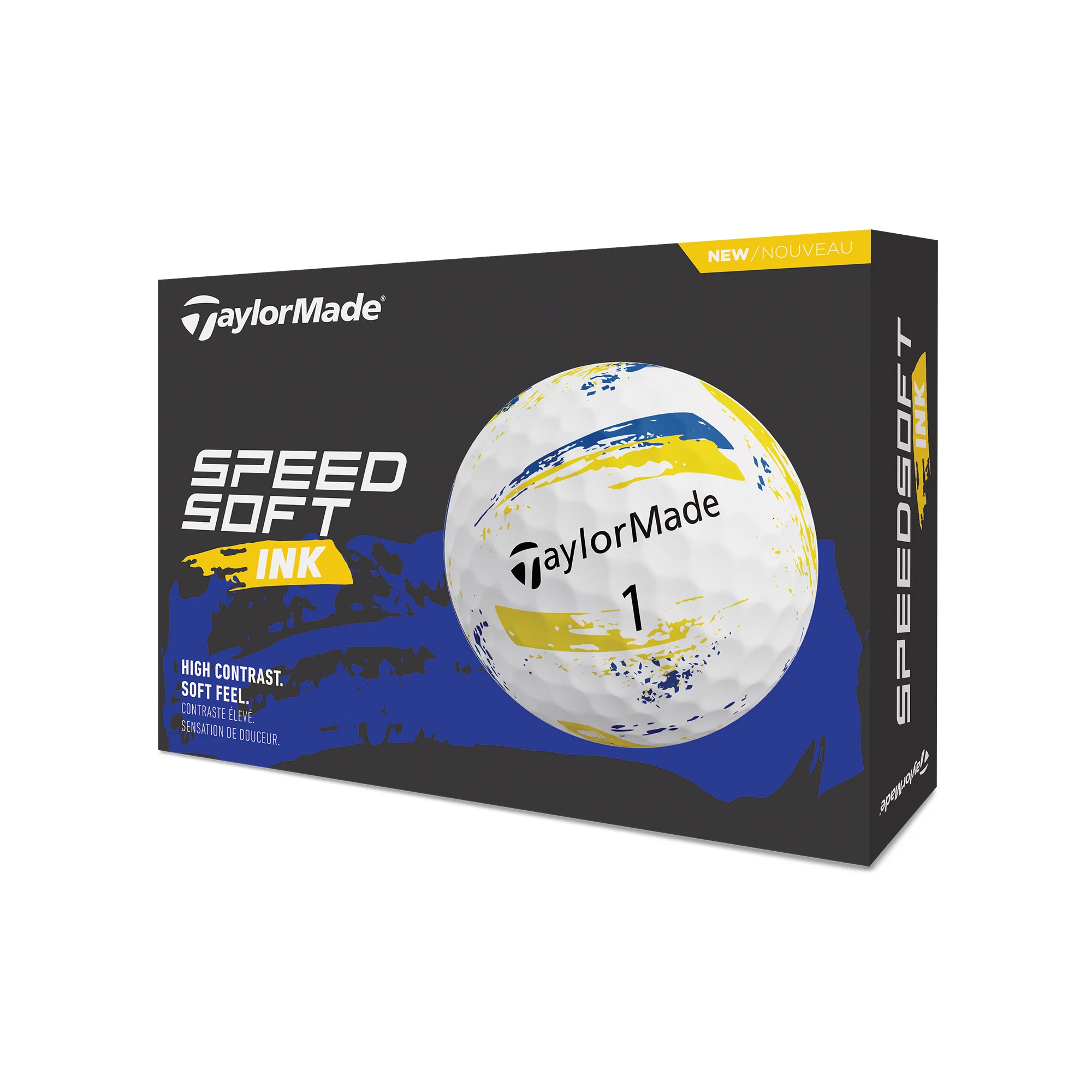 Speedsoft Yellow Ink Golf Balls (Dozen) - Image 2