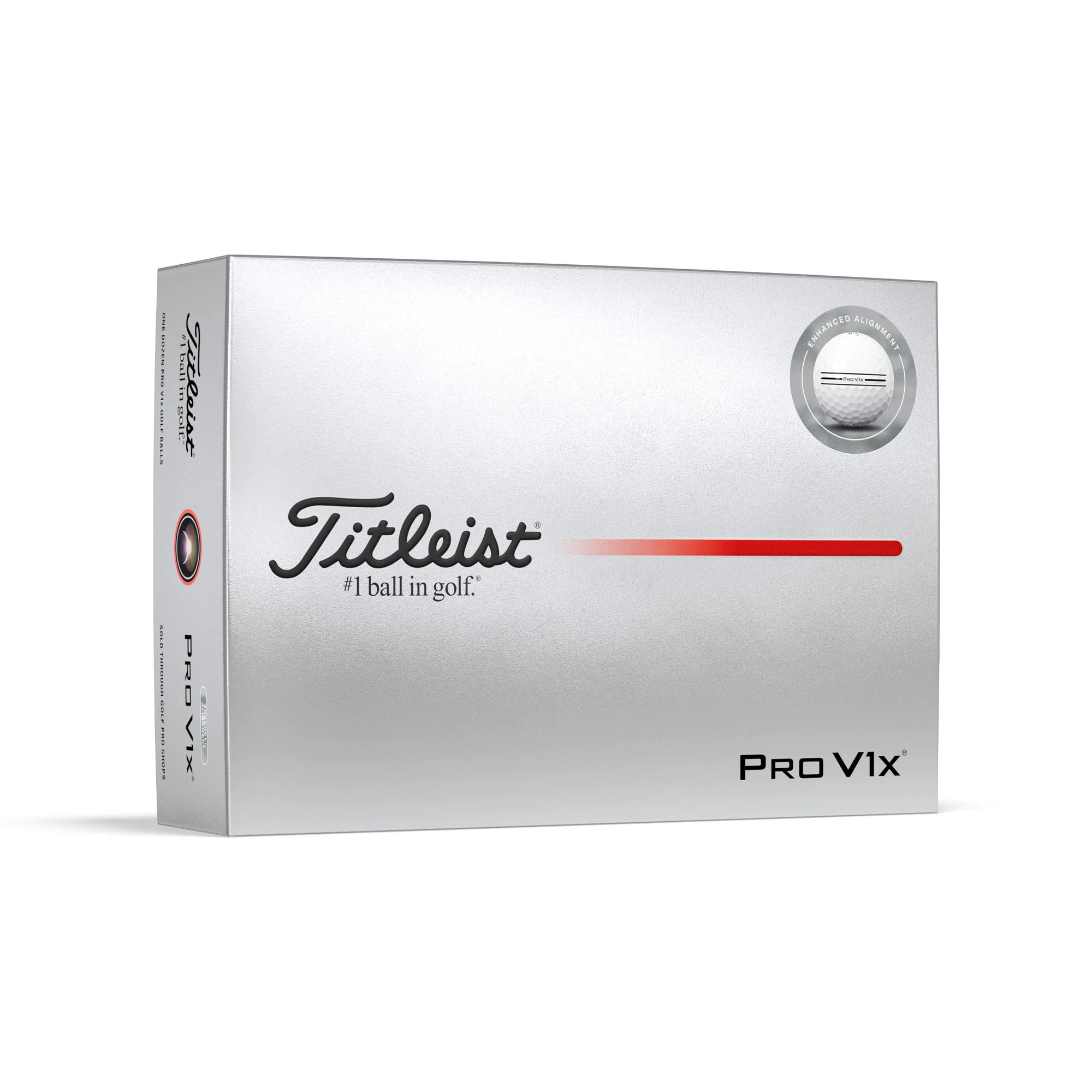 Pro V1x 2025 Enhanced Alignment Golf Balls (Dozen)