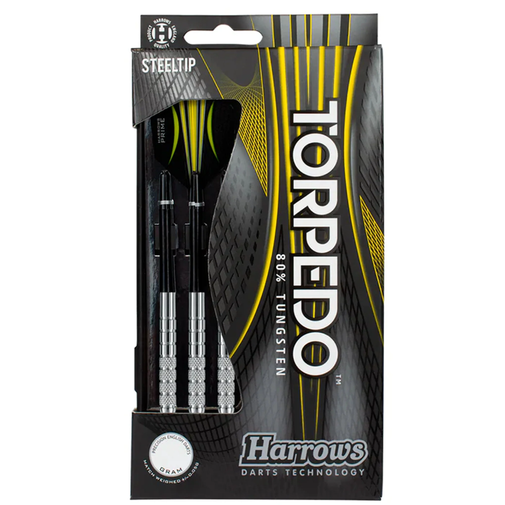 Torpedo 80% Tungsten Darts (Front Knurl) - Steel Tip Darts - Image 5