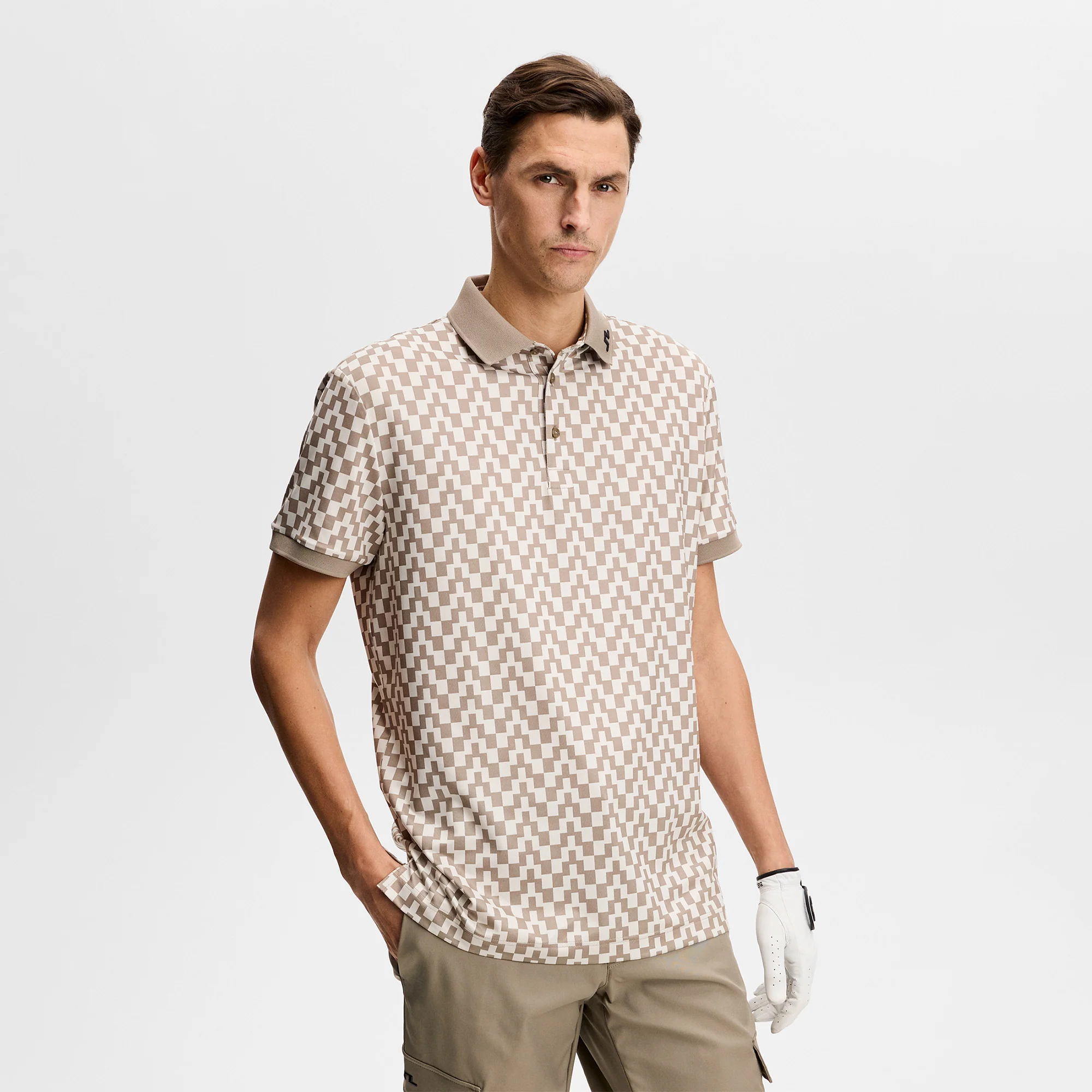 Tour Tech Print Golf Polo Shirt