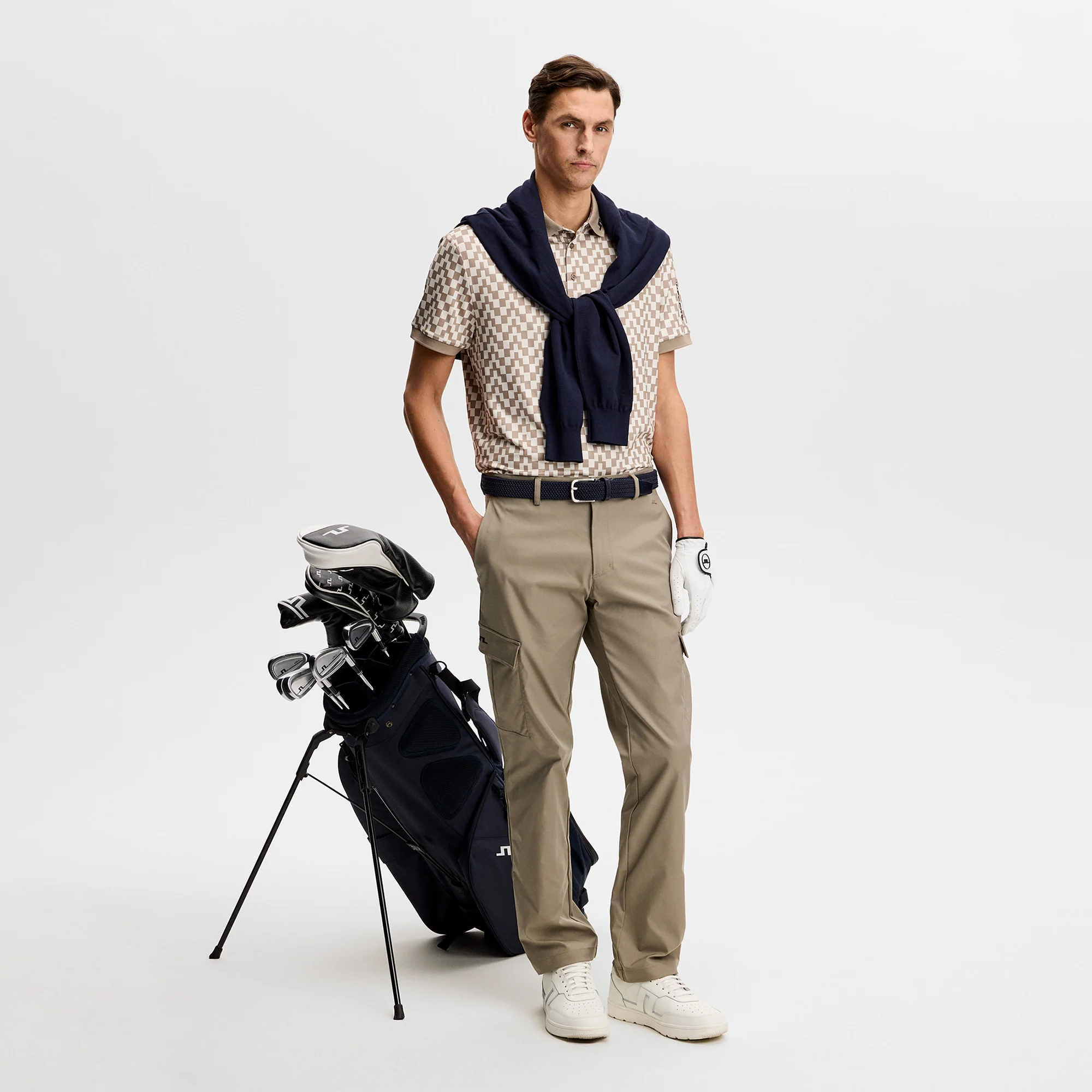 Tour Tech Print Golf Polo Shirt - Image 2