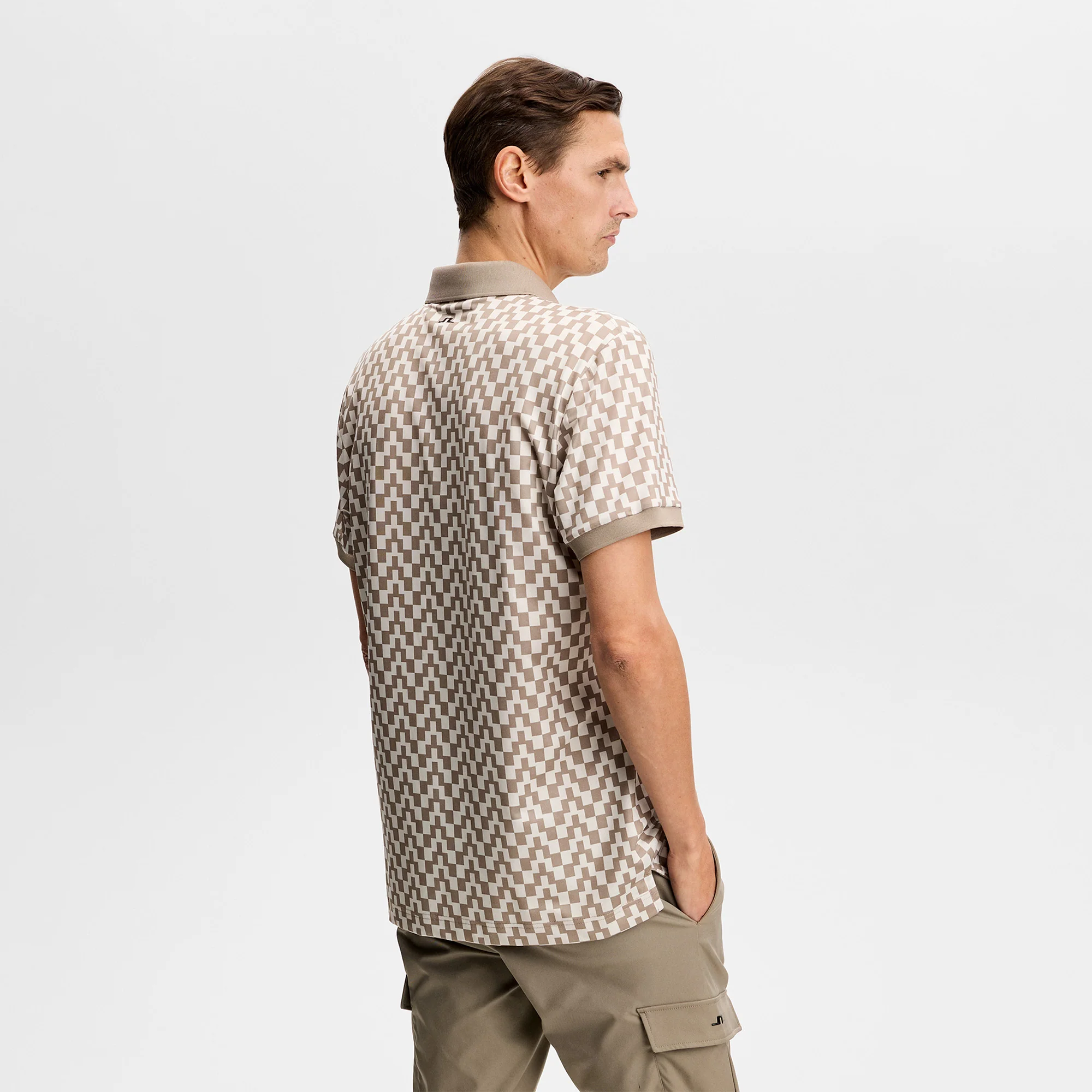 Tour Tech Print Golf Polo Shirt - Image 3
