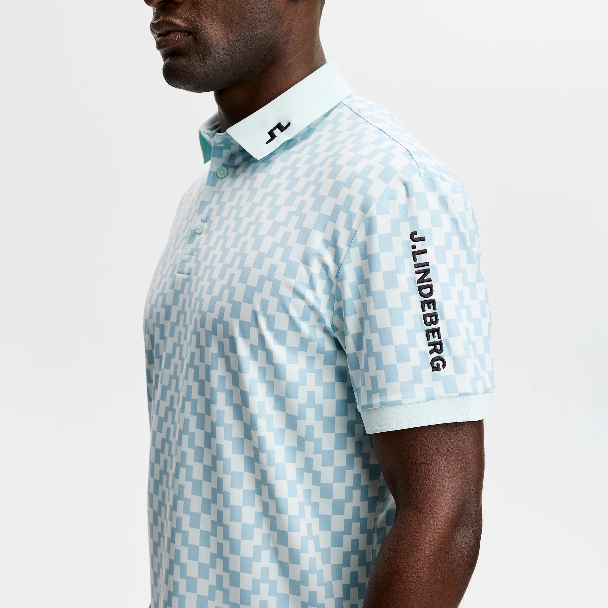 Tour Tech Print Golf Polo Shirt - Image 2
