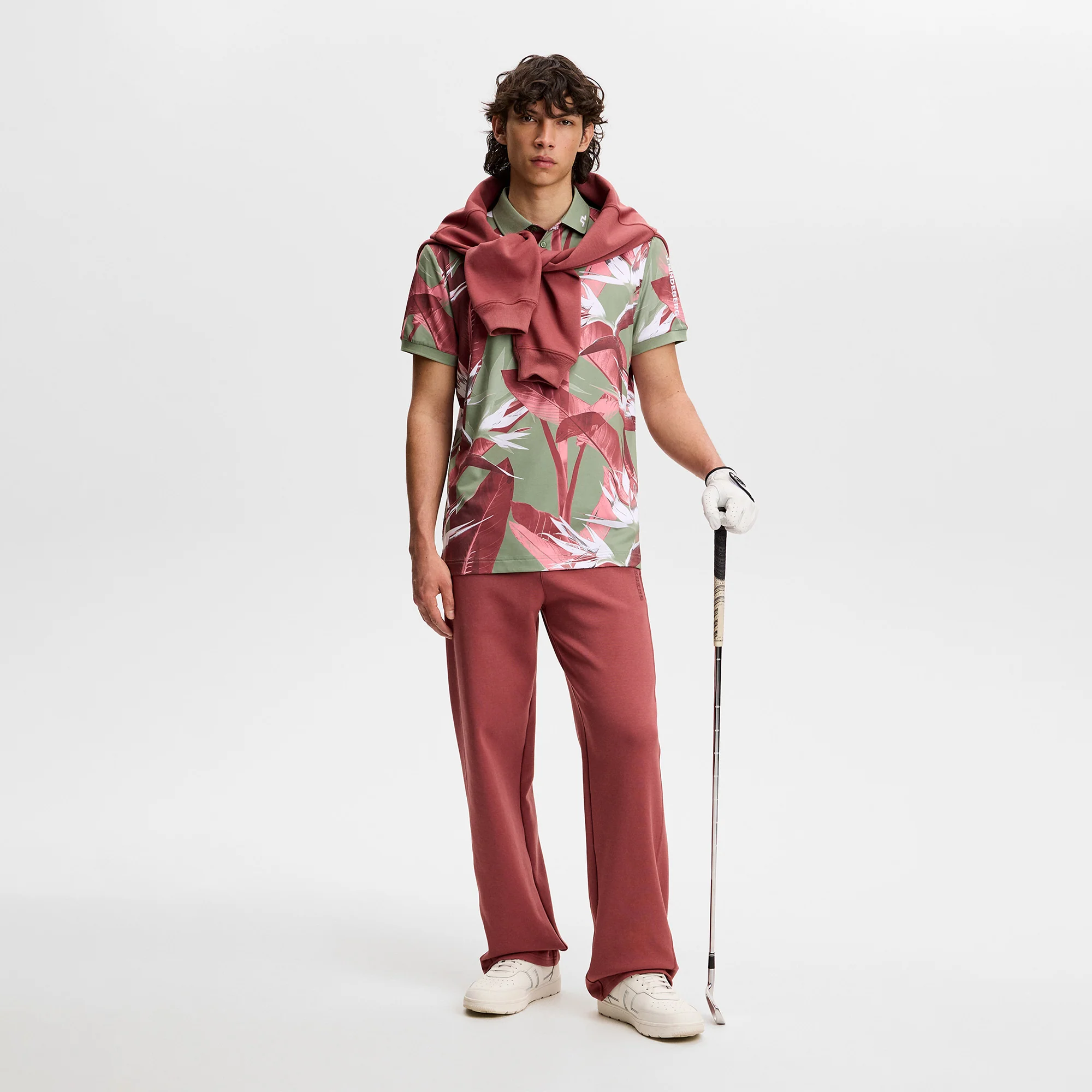 Tour Tech Print Golf Polo Shirt - Image 2
