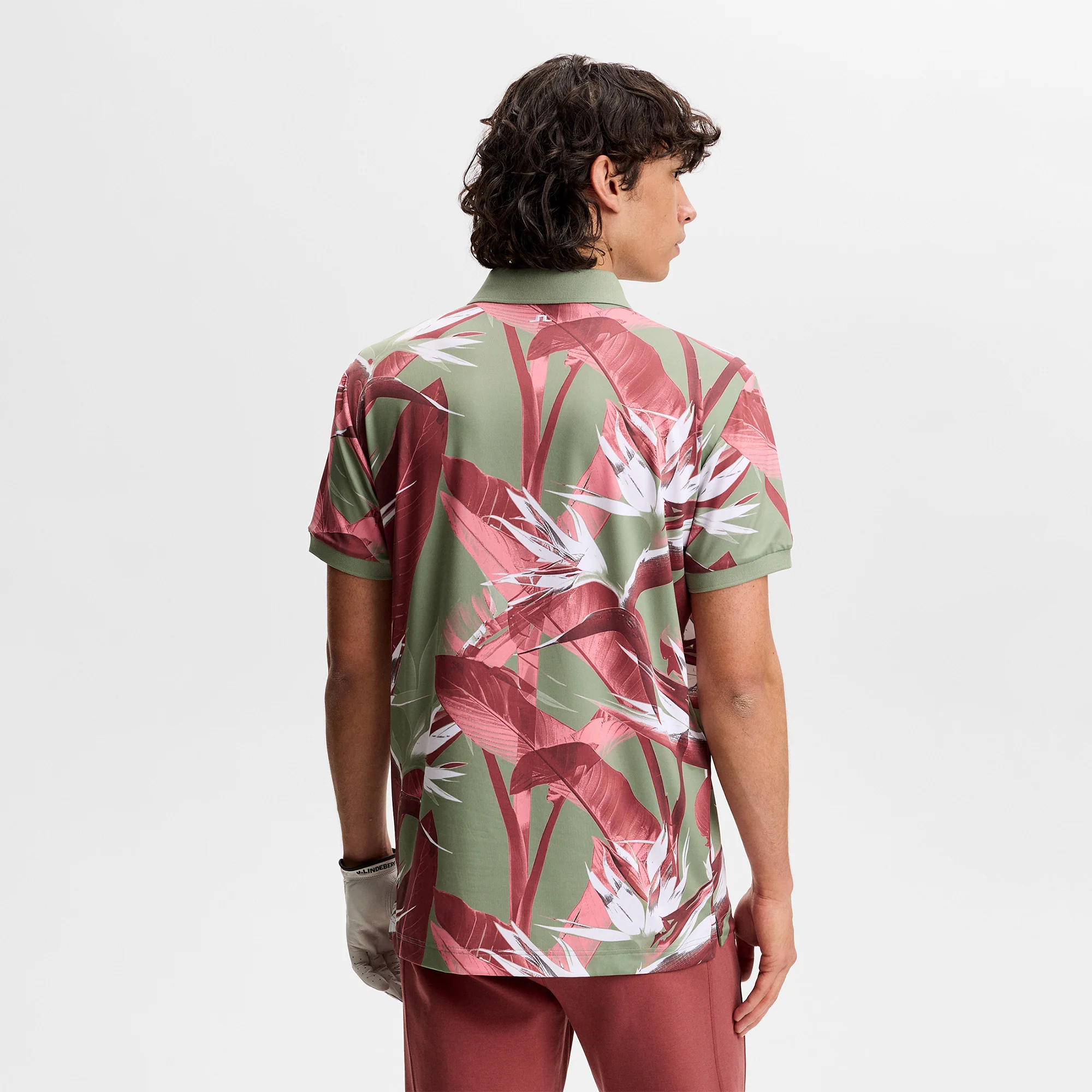Tour Tech Print Golf Polo Shirt - Image 3