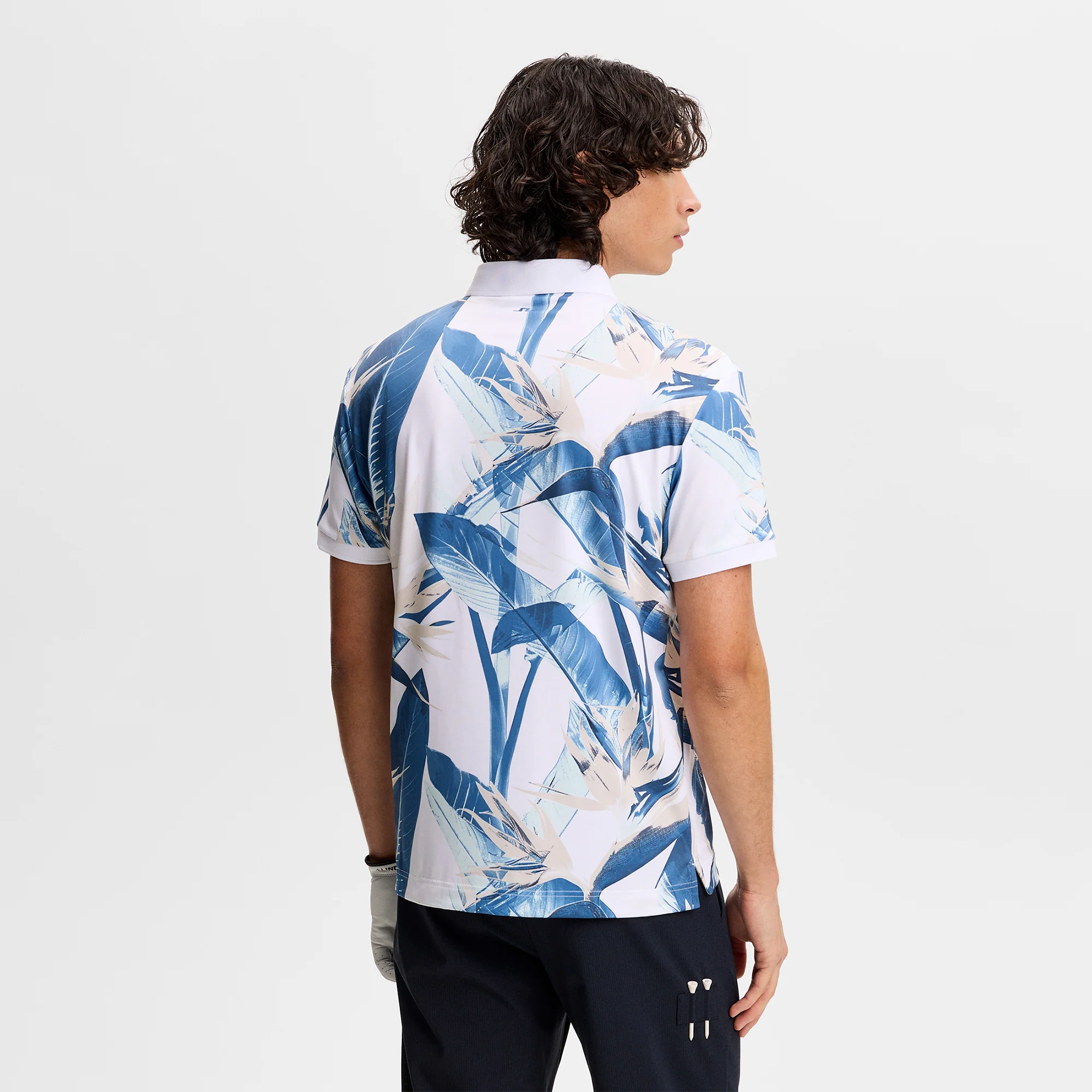 Tour Tech Print Golf Polo Shirt - Image 2