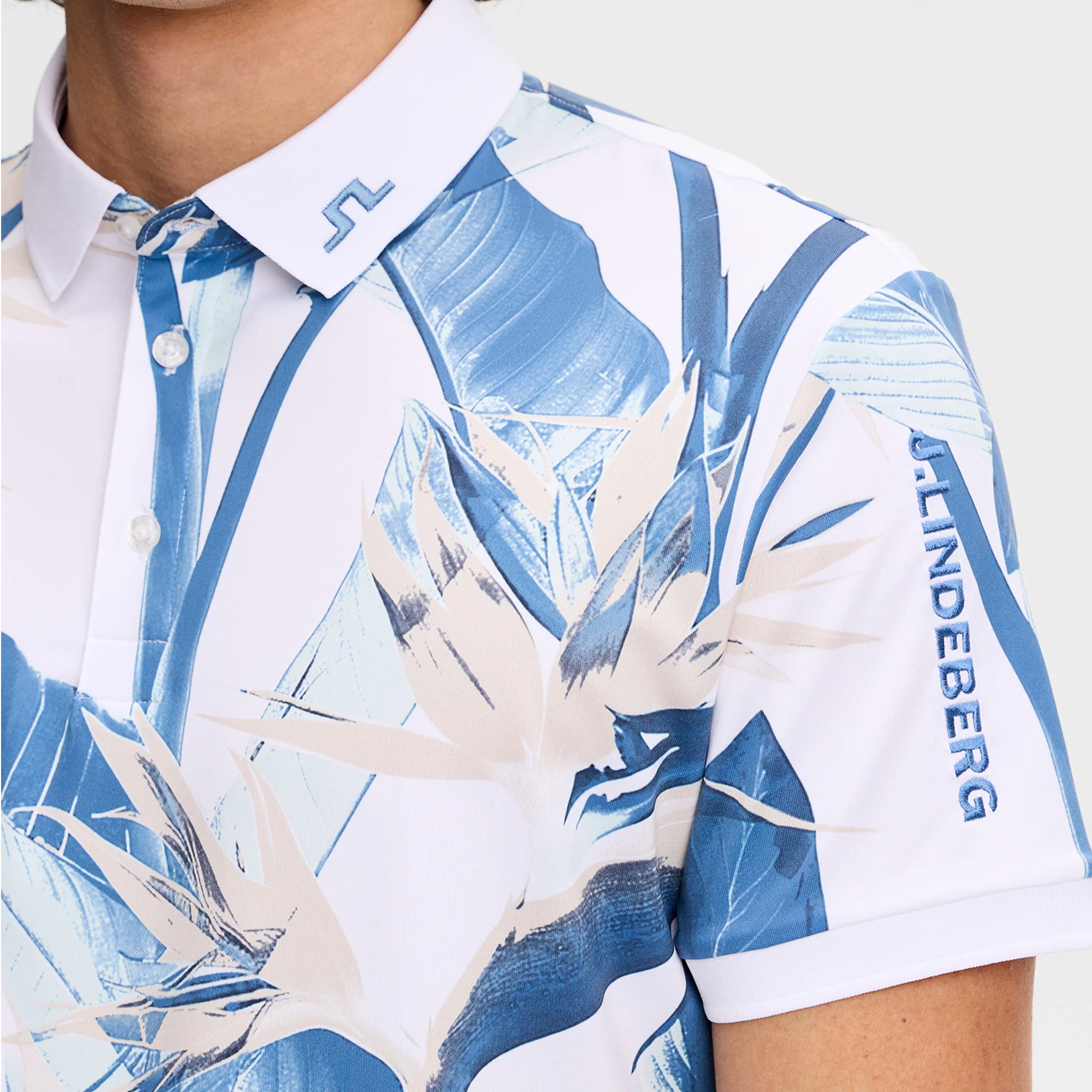 Tour Tech Print Golf Polo Shirt - Image 4