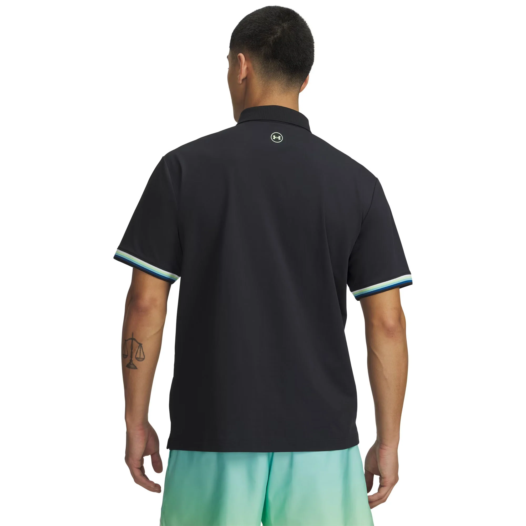 UA ArmourDry Golf Trip Pique Polo Shirt - Image 2