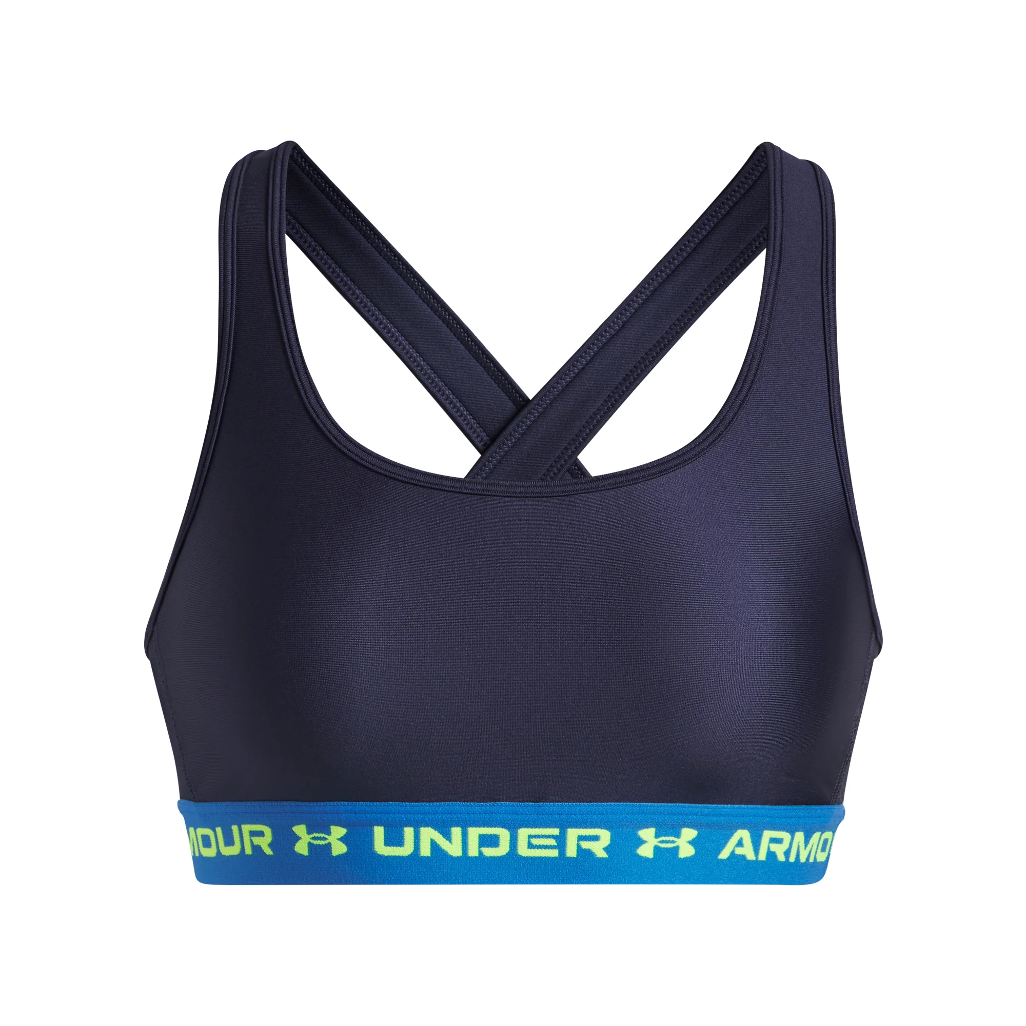 UA Mid Crossback Sports Bra - Image 3