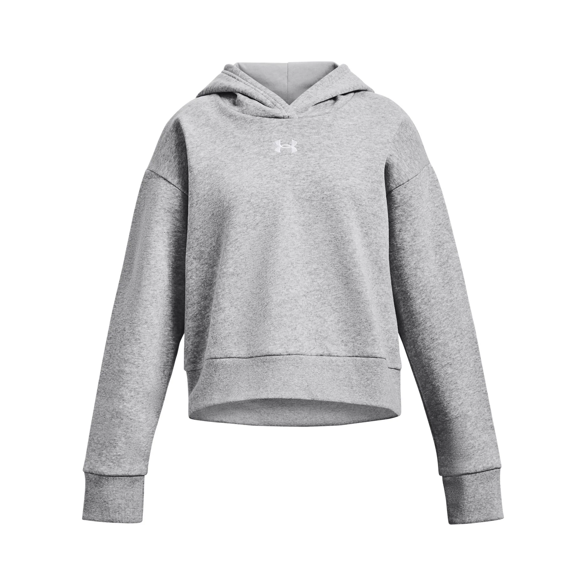 UA Rival Fleece Crop Hoodie Junior