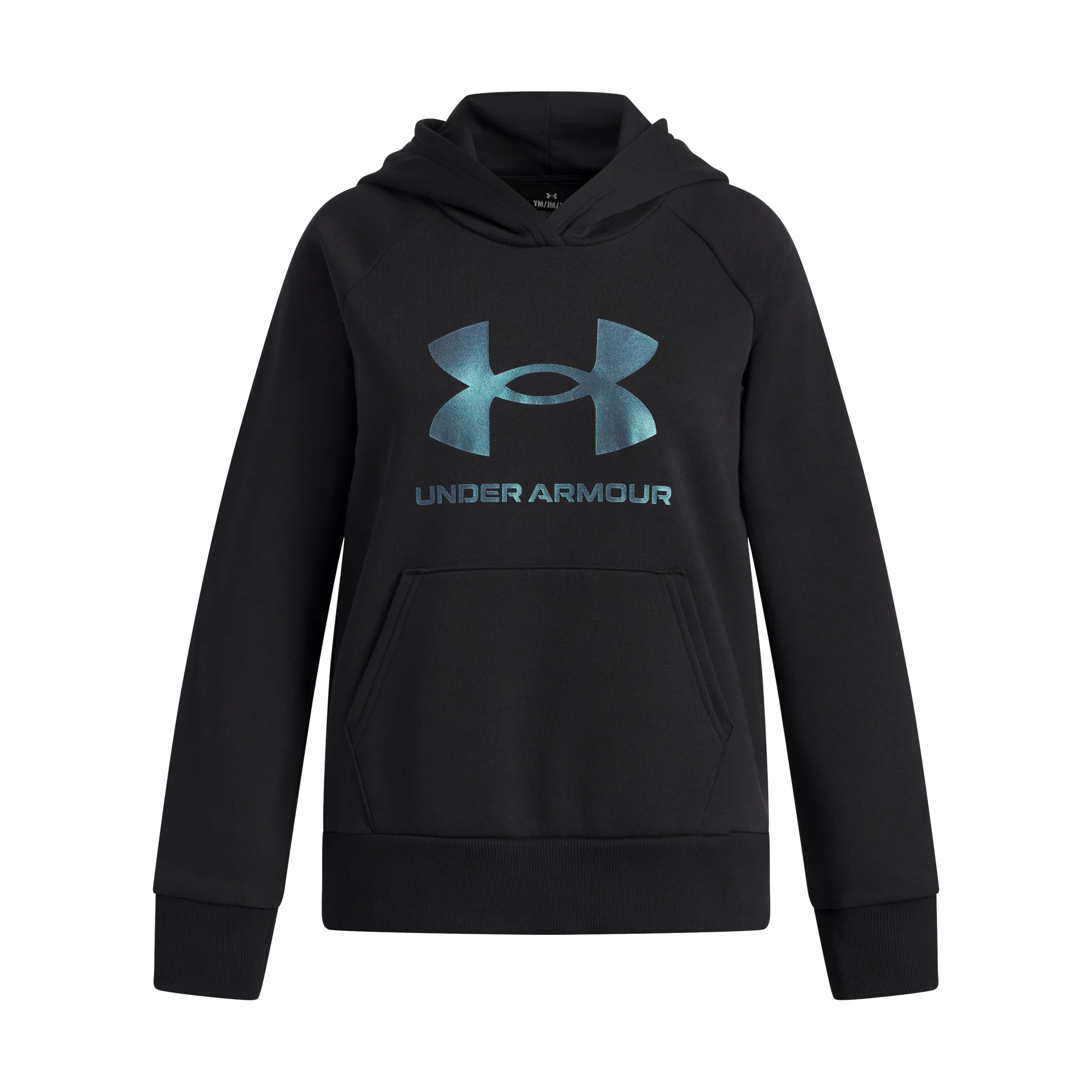 UA Rival Fleece Shimmer Hoodie Junior