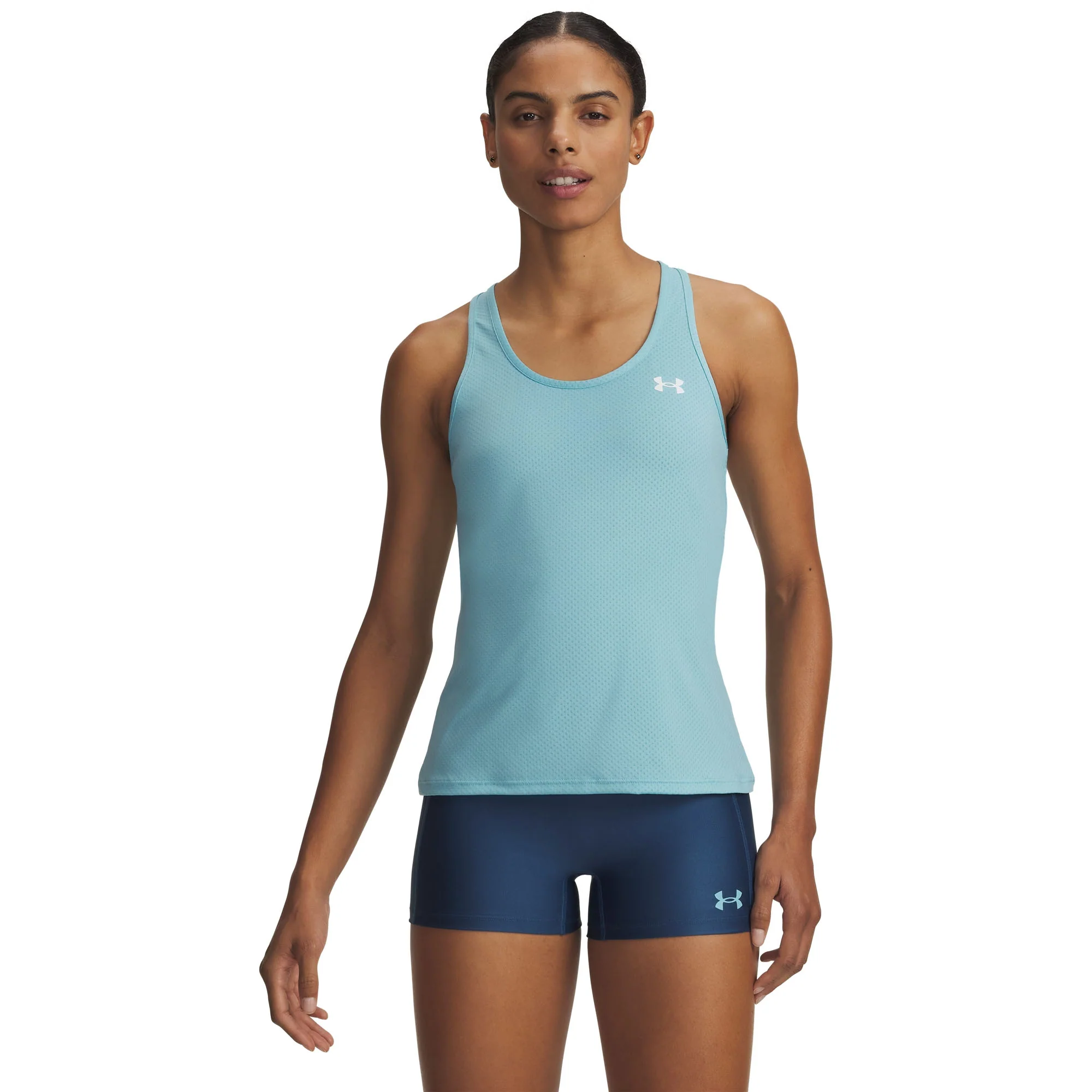 UA Tech Mesh Racer Tank Womens