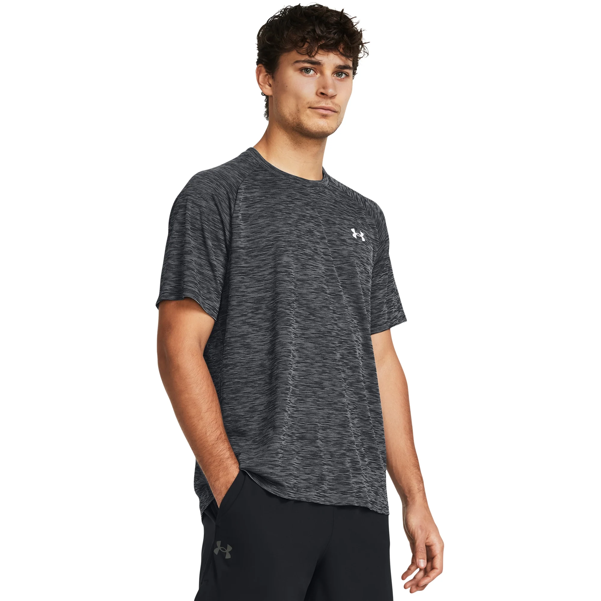 UA Tech Textured SS Tee Shirt