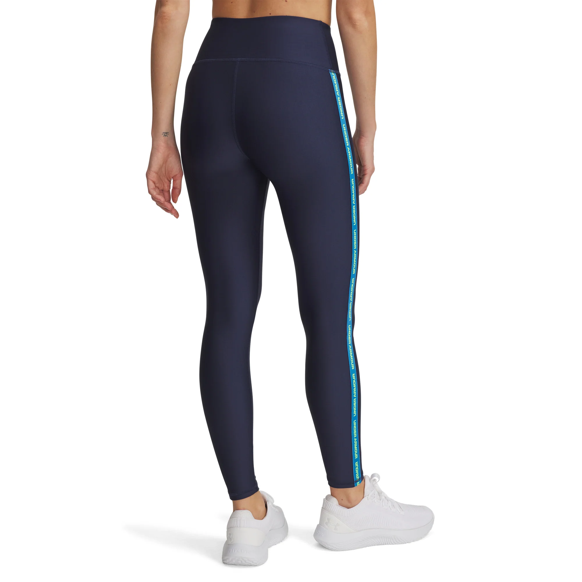 UA Tech Wordmark Tape Leggings Womens - Image 2