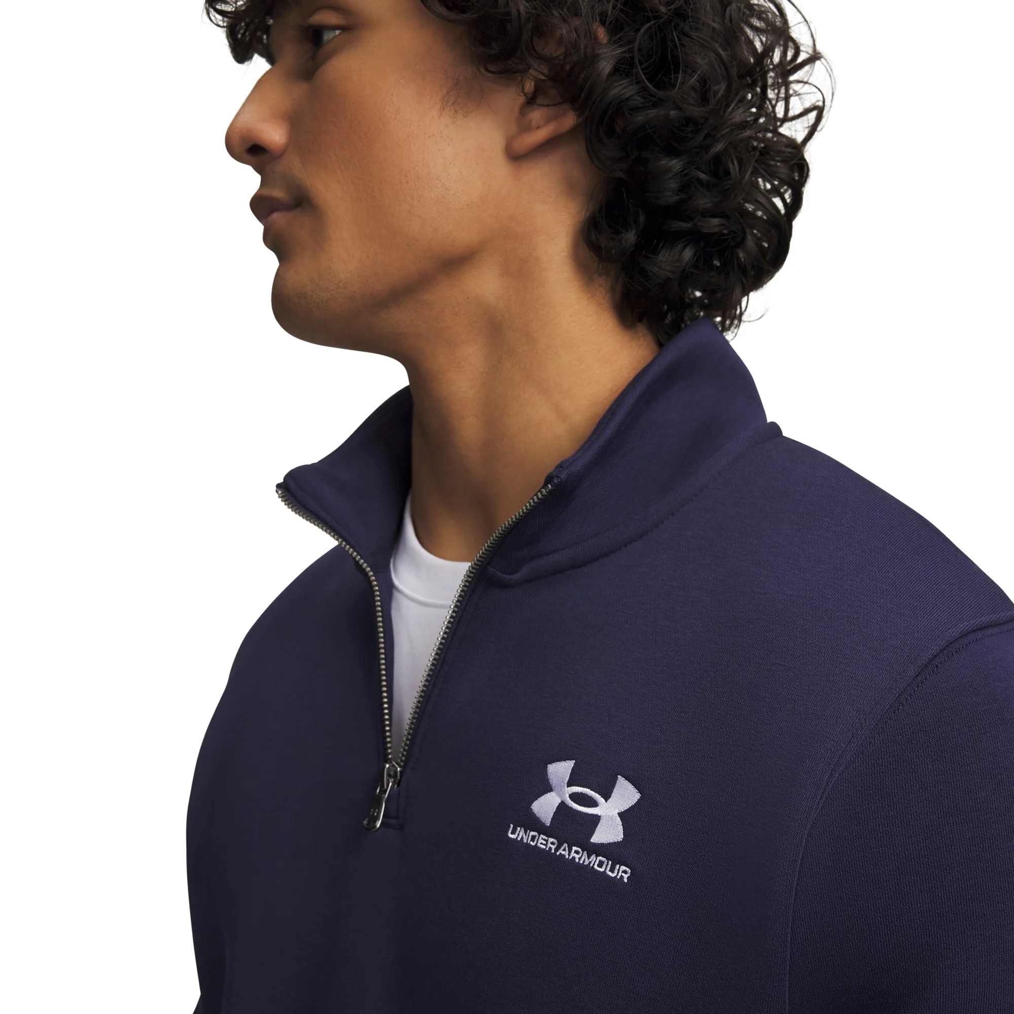 UA Icon Fleece 1/4 Zip Top - Image 3