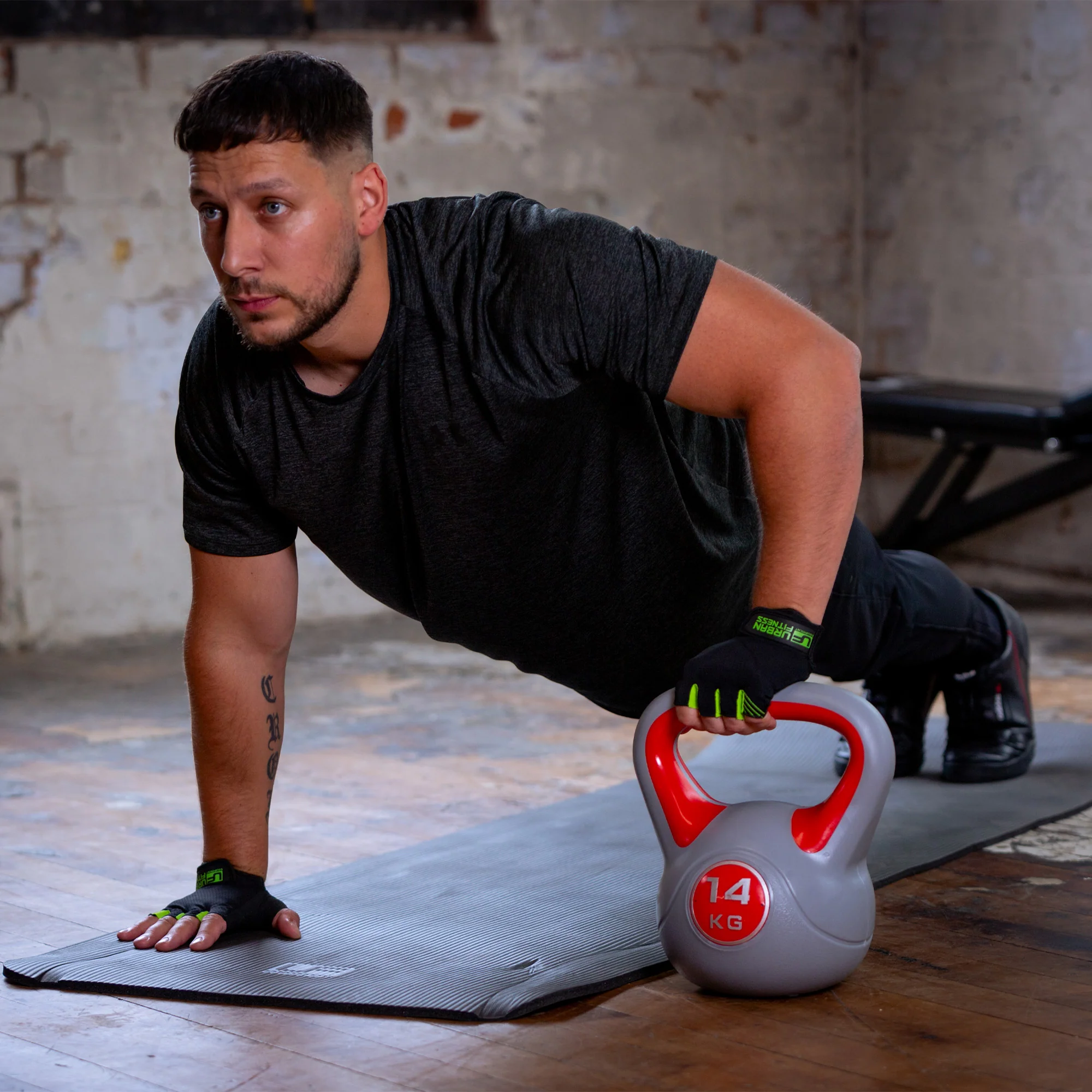 Vinyl Kettlebell - 14KG - Image 2