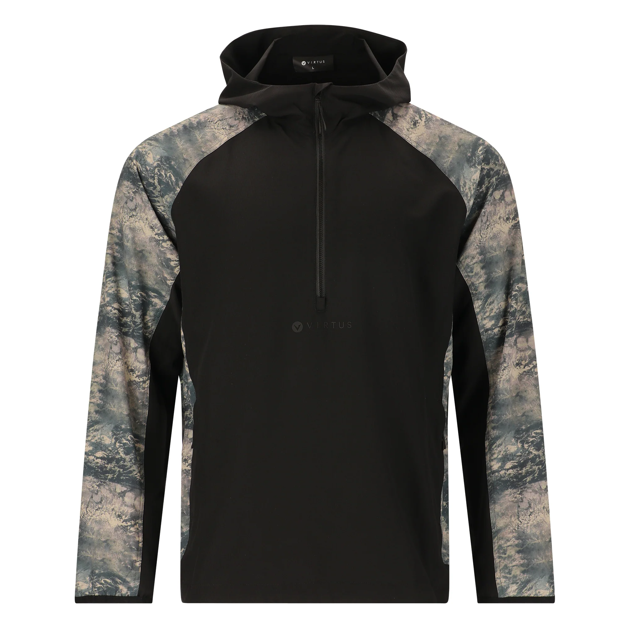 Deaglan Printed Half Zip Jacket - Image 9