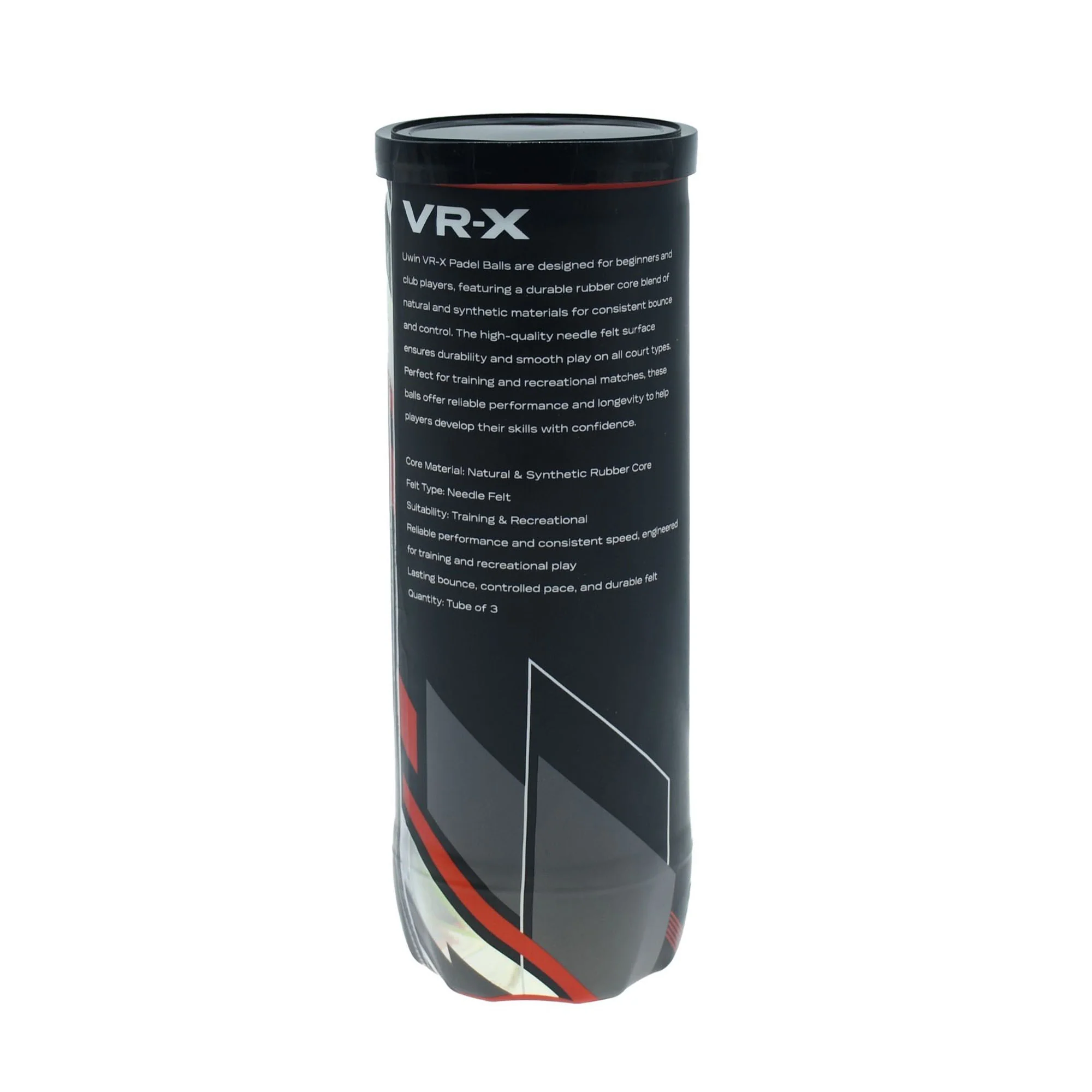 VR-X Padel Balls (Tube of 3) - Image 3
