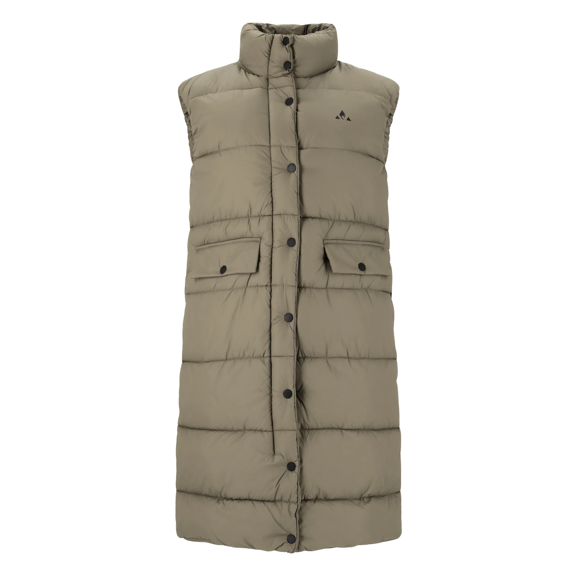 Women's Amaretto Long Puffer Vest - Image 9