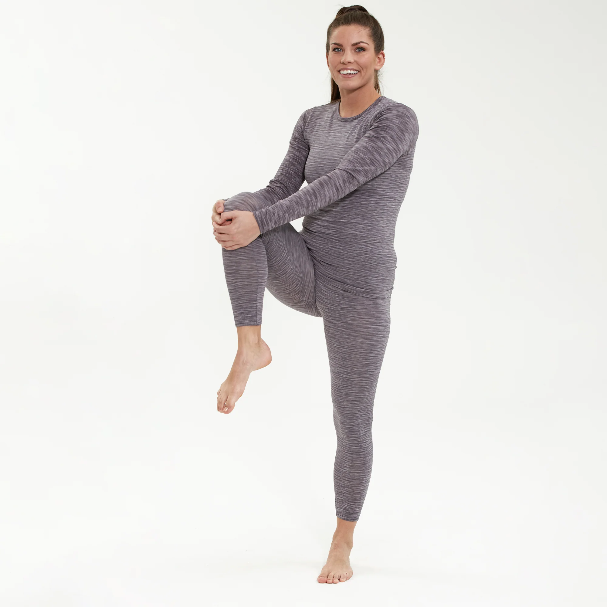Women's Crina Seamless Melange Tights - Image 4