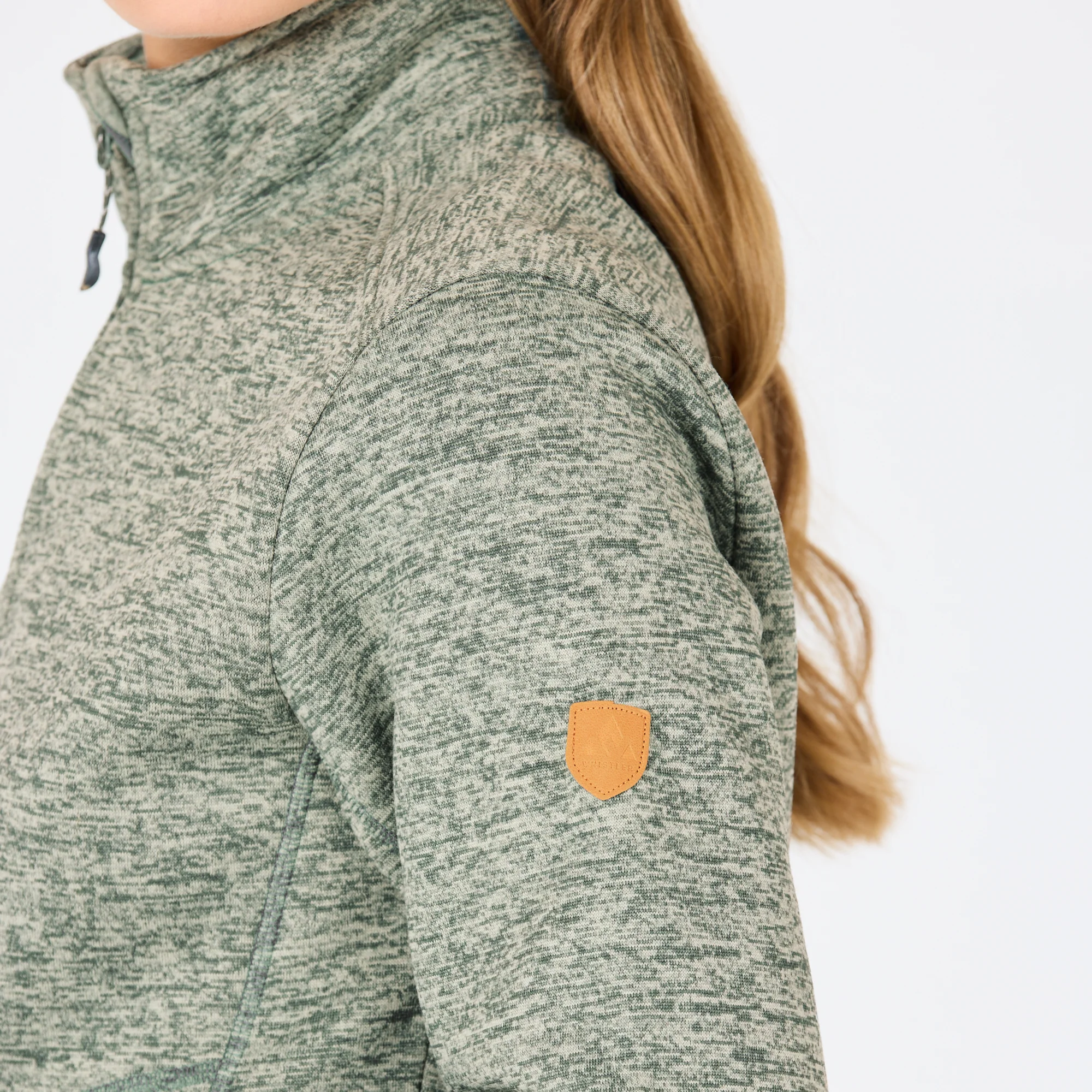 Women's Samani Melange Fleece Jacket - Image 3