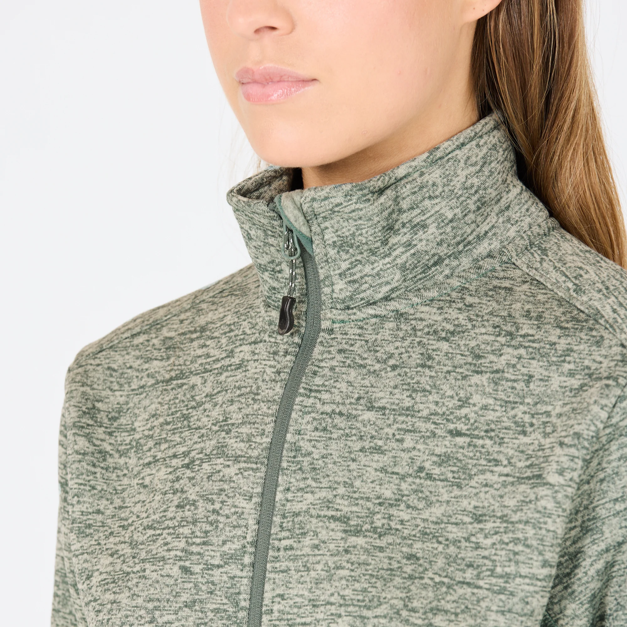 Women's Samani Melange Fleece Jacket - Image 5