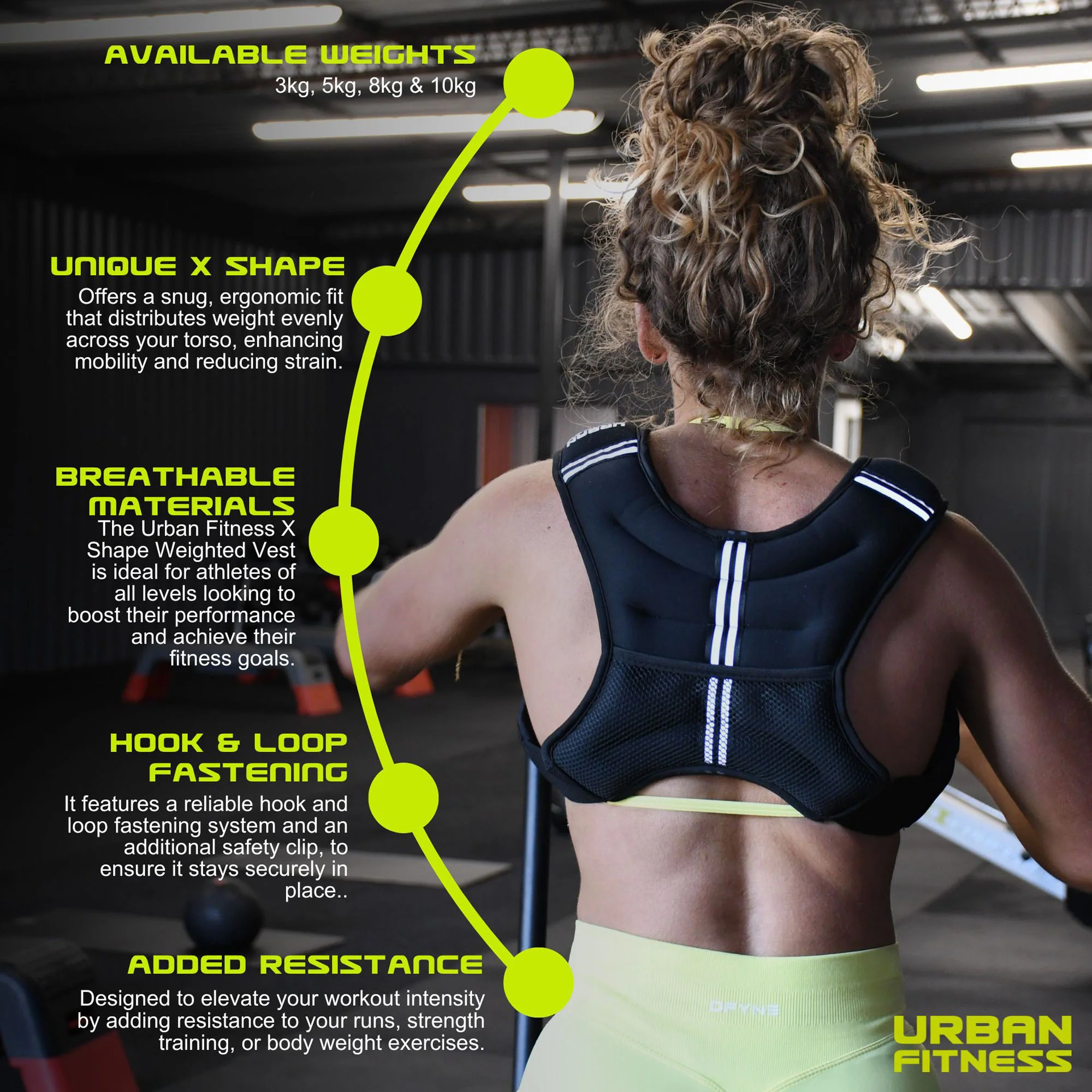 X Shape Weighted Vest - Image 8