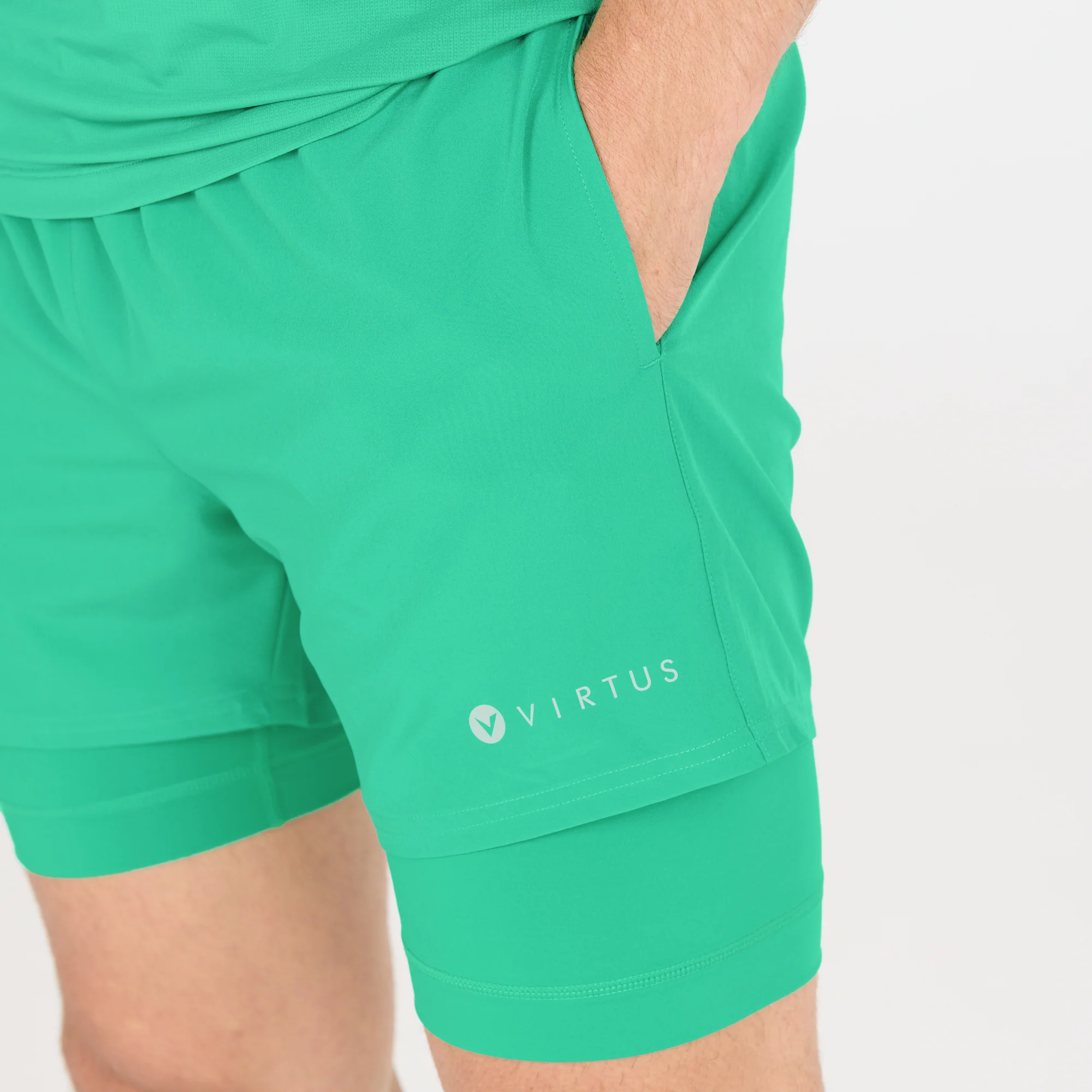 Zayne 2-in-1 Stretch Shorts - Image 3