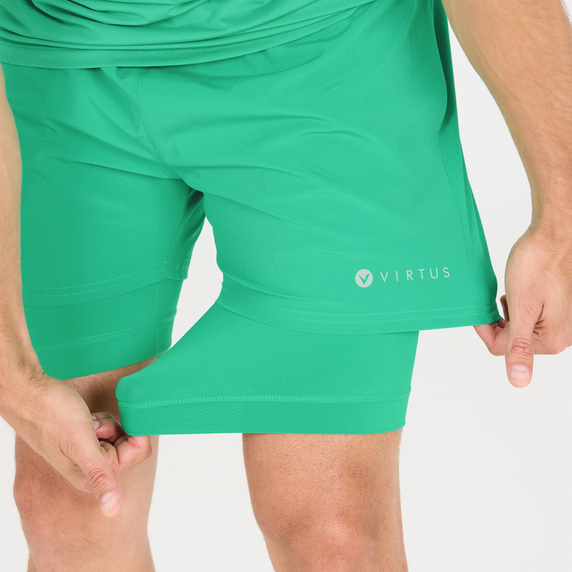 Zayne 2-in-1 Stretch Shorts - Image 4