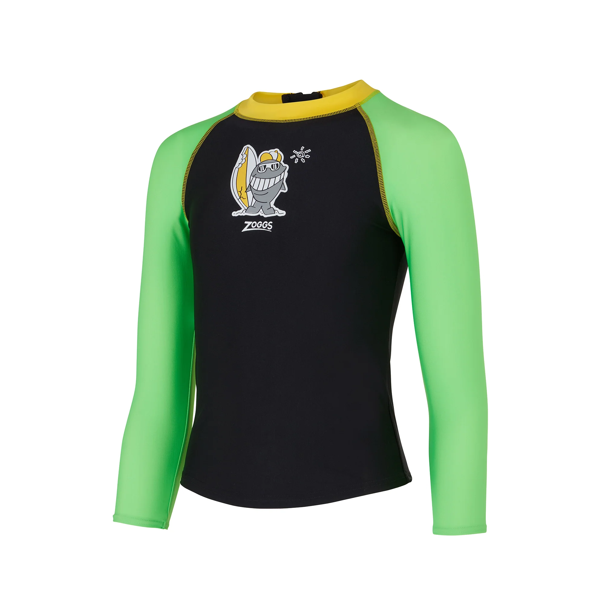 Finzilla Long Sleeve Zipped Sun Top - Image 3