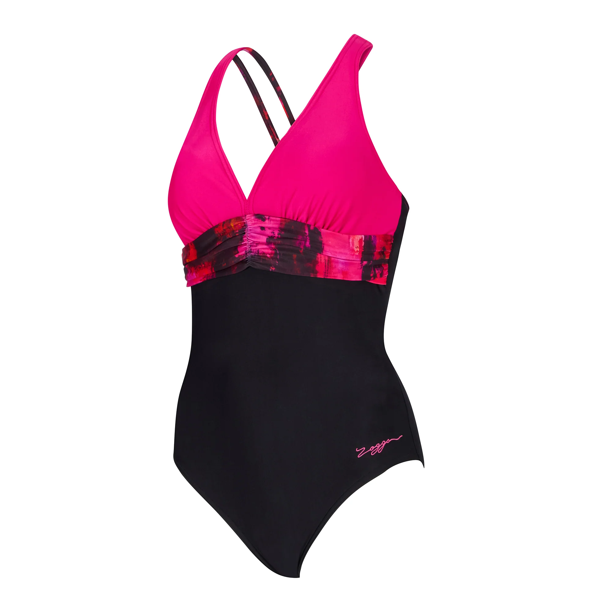 Inferno Panel Crossback Swimsuit Womens - Image 7